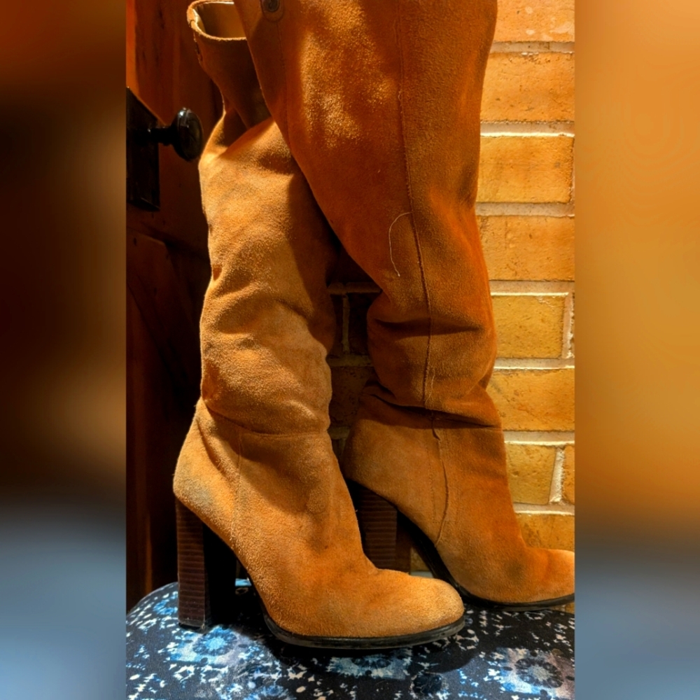 Sam Edelman suede leather boots